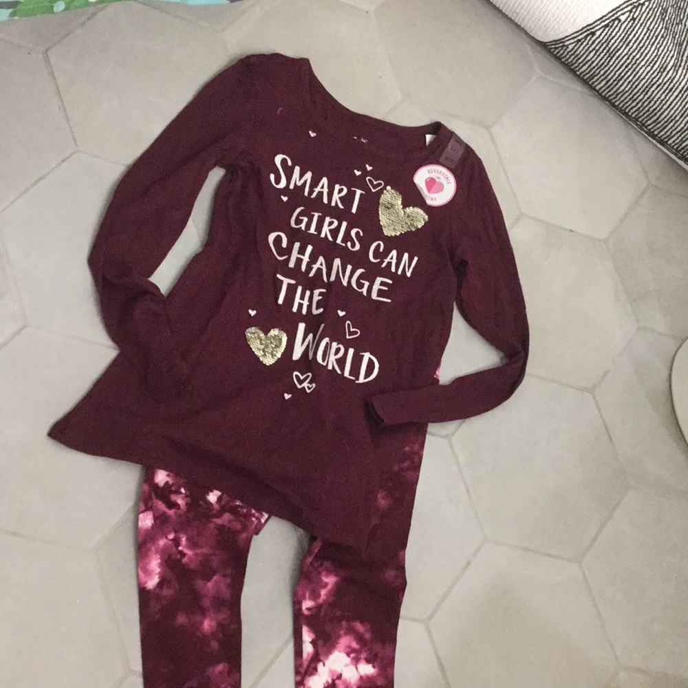 BRAND NEW NEVER USED PANT AND TOP SET!!!